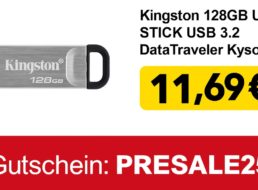 Ebay: USB-Stick von Kingston mit 128 GByte für 11,69 Euro