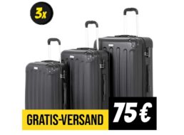 Sportspar: Dreiteiliges Kofferset für 75 Euro frei Haus