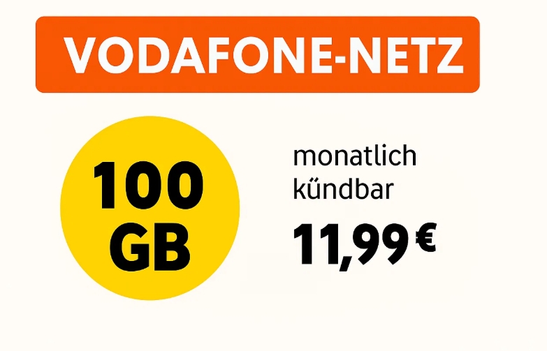 Knaller: Monatlich kündbare D-Netz-Flat mit 100 GByte für 11,99 Euro