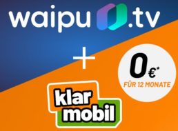 Waipu.tv: Kombi-Angebot mit Vodafone-Flat 5G-Flat für 12,99 Euro