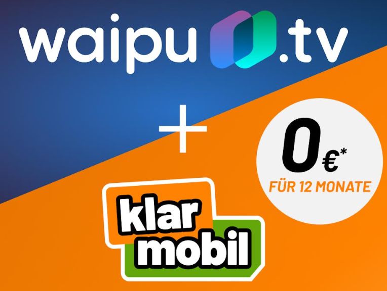Waipu.tv: Kombi-Angebot mit Vodafone-Flat 5G-Flat für 12,99 Euro