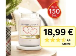 Yankee Candle: Duftkerzen mit 150 Stunden Brenndauer ab 18,99 Euro