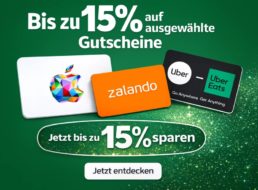Amazon: Gutscheine mit bis zu 33 Prozent Rabatt