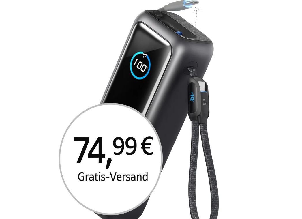 Amazon: Notebook-Powerbank Anker A1695 für 74,99 Euro