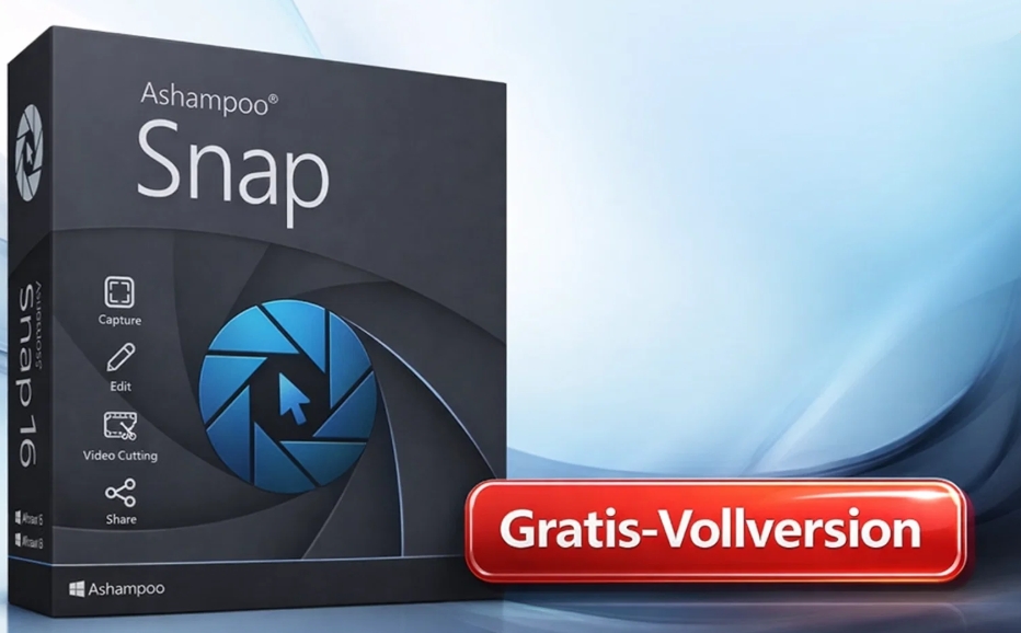 Gratis: Ashampoo Snap 16 Vollversion zum kostenlosen Download
