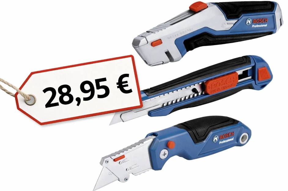 Bosch: Dreiteiliges Messerset für 28,95 Euro