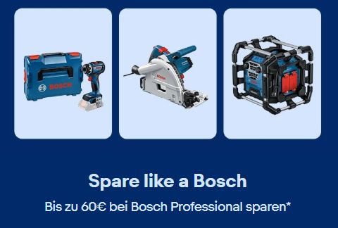 Bosch: 10 Prozent Extra-Rabatt bei Ebay
