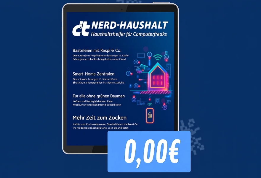 Gratis: ct-Sonderheft "Nerd-Haushalt" im Heise-Adventskalender