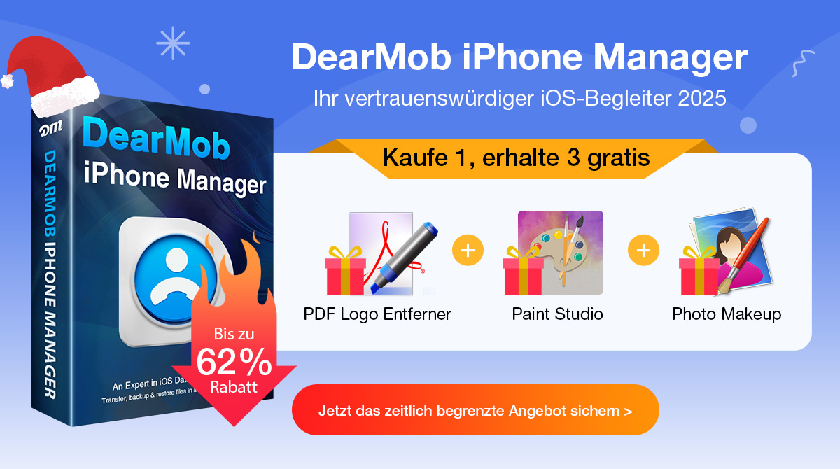 Vollversion: "DearMob iPhone Manager" jetzt mit 62 Prozent Rabatt