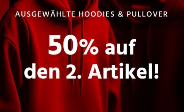 Denimfy: 50 Prozent Rabatt auf den zweiten Hoodie / Pullover