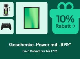 Ebay: Technik und mehr mit 10 Prozent Rabatt