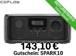 B-Ware: „EcoFlow River 3“ für 143,10 Euro frei Haus