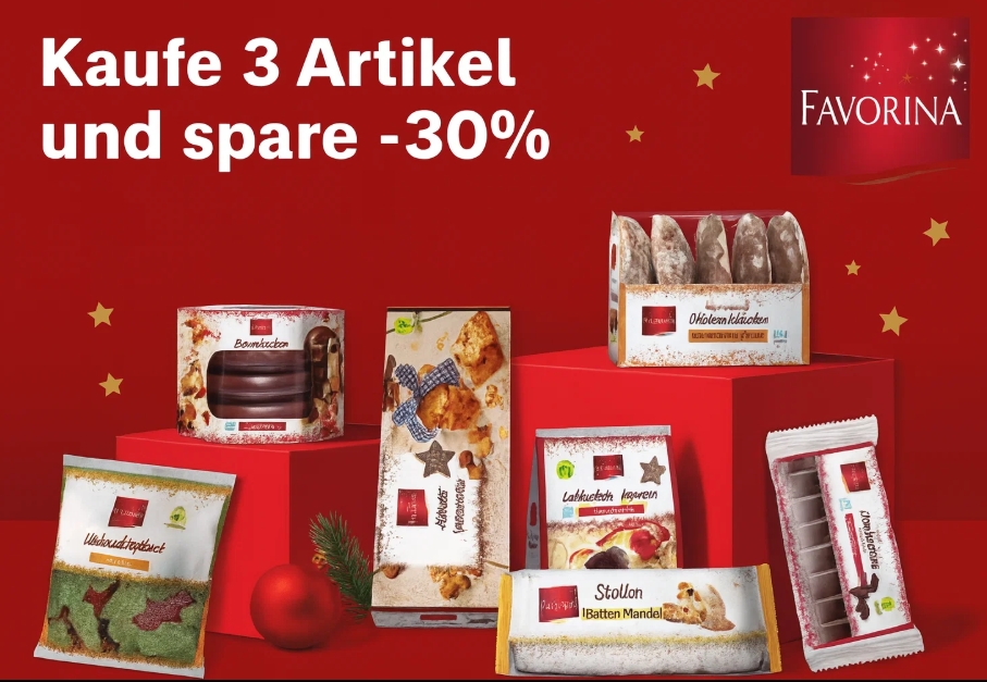 Lidl: Drei Favorina-Artikel mit 30 Prozent Rabatt