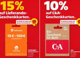 Gutschein-Geschenke: Penny und Rewe auch diese Woche mit Rabatt