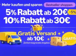 Amazon Haul: Gratis-Versand bereits ab 10 Euro Warenwert