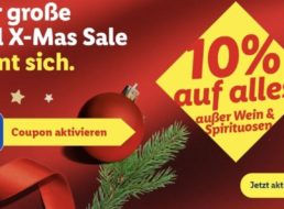Lidl Plus: 10 Prozent Rabatt auf (fast) alles im Onlineshop