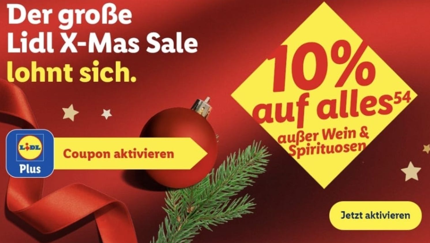 Lidl Plus: 10 Prozent Rabatt auf (fast) alles im Onlineshop