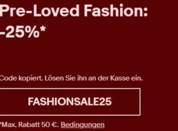 Ebay: Mode von Momox mit 25 Prozent Rabatt