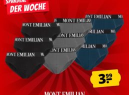 Sportspar: Dreierpack Slips von Mont Emilian für 3,99 Euro