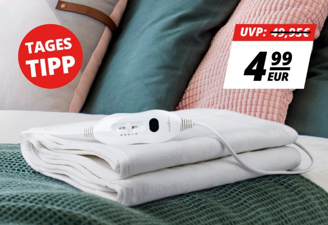 Druckerzubehoer.de: Heizdecke für 4,99 Euro