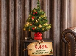Ebay: Mini-Weihnachtsbaum mit LED-Lichtern für 9,49 Euro frei Haus