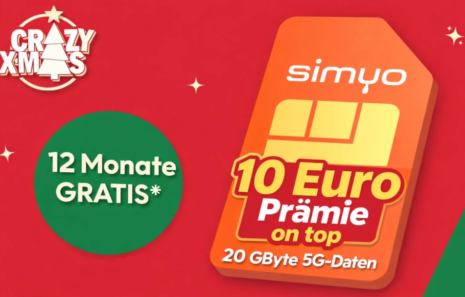 Knaller: 12 Monate 20 GByte 5G rechnerisch gratis