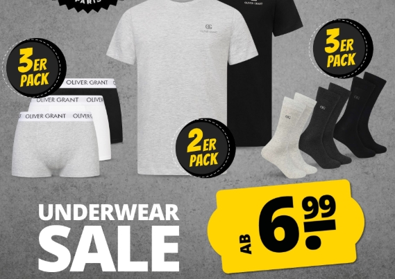 Sportspar: Wäsche von "Oliver Grant" für kurze Zeit mit Rabatt