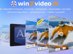 Winxvideo: AI-Version der Software jetzt für rabattierte 42,78 Euro