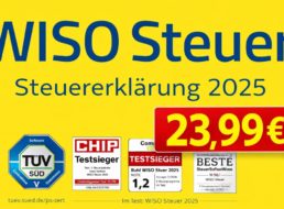 Amazon: „WISO Steuer 2026“ zum Bestpreis von 23,99 Euro