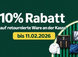 Amazon Retourenkauf: 10 Prozent Rabatt bis 11. Februar