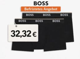 Boss: Boxer im Dreierpack für 23,32 Euro