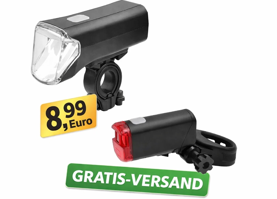 Ebay: Fischer Fahrrad-LED-Beleuchtungs-Set für 8,99 Euro frei Haus