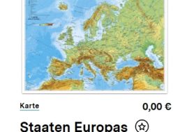 Gratis: Landkarten zum Nulltarif frei Haus