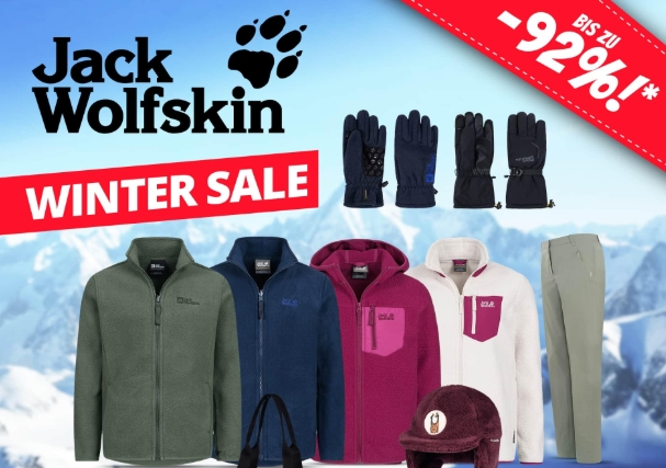 Sportspar: Sale von Jack Wolfskin mit Artikeln ab 6,99 Euro