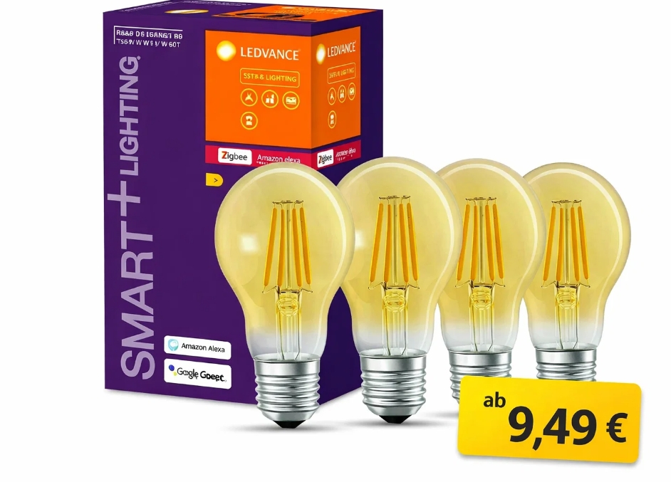 Ebay: Viererpack LED-Birnen ab 9,49 Euro frei Haus