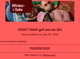 Ebay: Mode-Rabatt von 20 Prozent bis Mittwoch