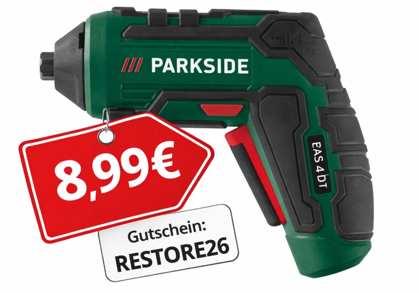 Ebay: Einsteiger-Akkuschrauber als B-Ware für 8,99 Euro