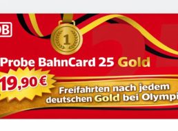Knaller: DB-Freifahrten mit der Probe BahnCard Gold ab 19,90 Euro