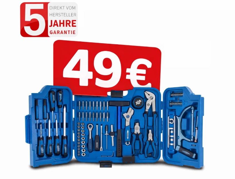 Scheppach: TB99 Werkzeugkoffer mit 5 Jahren Garantie für 49 Euro