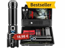 Amazon: Bestseller-Taschenlampe für 18,98 Euro