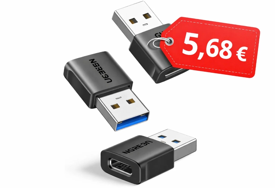 Amazon: Dreierpack USB-C-Adapter für 5,68 Euro