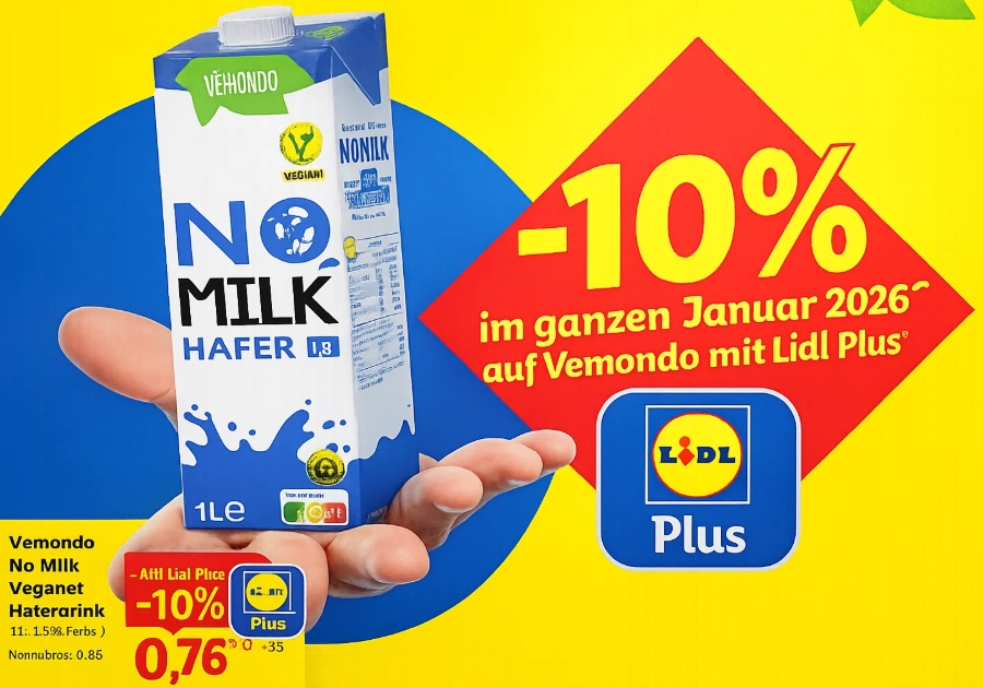 Lidl Plus: 10 Prozent Rabatt auf Vemondo bis Ende Januar