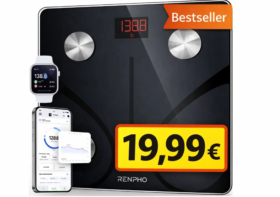 Amazon: Bestseller-Körperfettwaage für 19,99 Euro