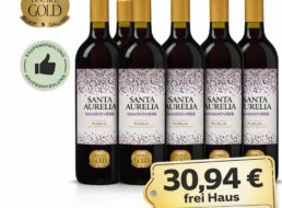 Weinbörse: Prämierte Sechserpakete ab 30,94 Euro frei Haus