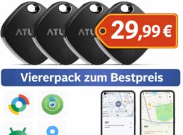 Airtags: Viererpack für 29,99 Euro via Amazon-Gutschein