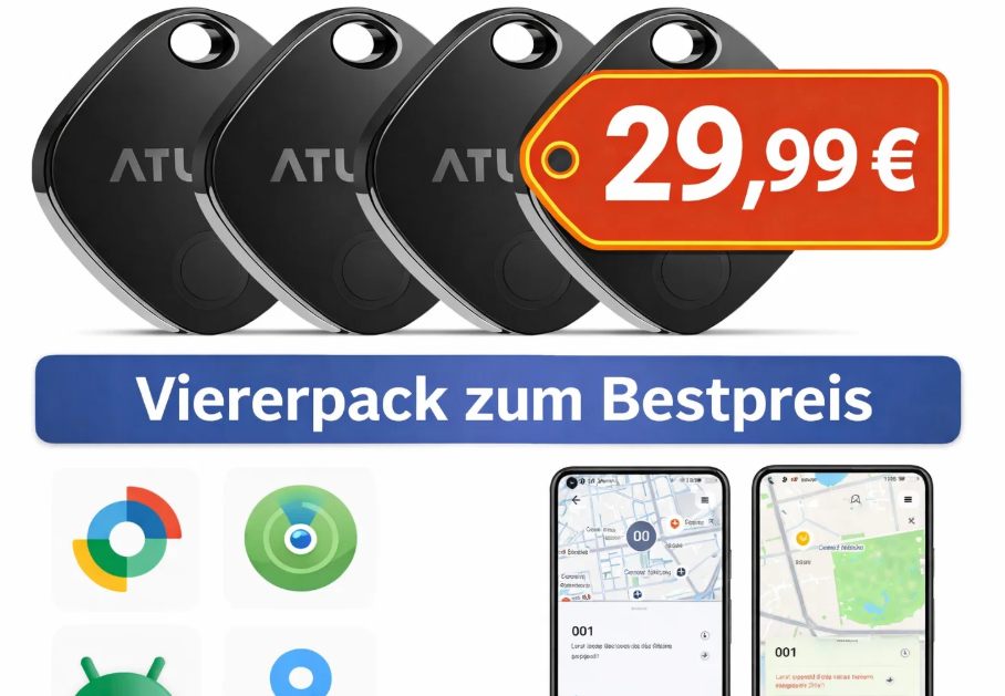 Airtags: Viererpack für 29,99 Euro via Amazon-Gutschein