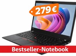 Bestseller: Notebook „Lenovo ThinkPad T14“ renewed für 279 Euro