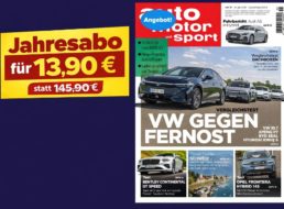 Auto Motor und Sport: Jahresabo für 13,90 statt 145,90 Euro