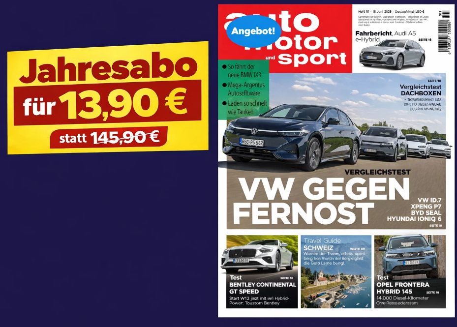 Auto Motor und Sport: Jahresabo für 13,90 statt 145,90 Euro