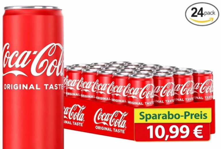 Amazon Cola Amazon: 24er-Pack Coca Cola ab 10,99 Euro - Discountfan.de